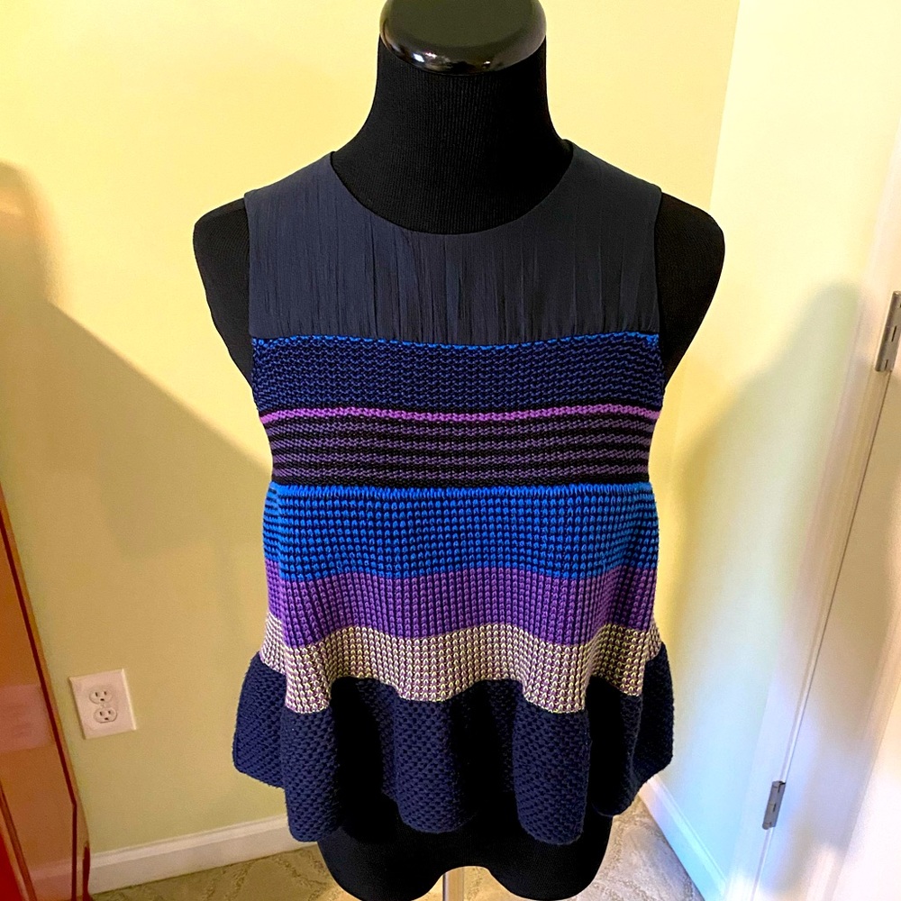 Risto silk and woven top
